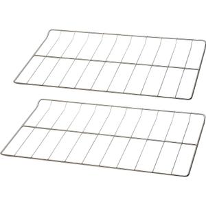 2 Pcs WPW10550642 Oven Rack, 25 x 15 Inch 304 Stainless Steel, Compatible with Whirlpool Oven Rack WFG320M0MS, WFG505M0BS3, Amana Series AGR3130BAW, AGR4230BAB2 Replacement Parts