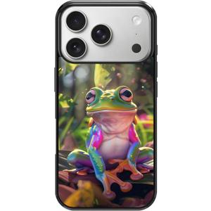 for iPhone 17 Pro Case - Colorful Frogs in The Sun Designed Phone Cases - TPU Phone Cases - Drop Protection