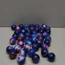 60 Pack Galaxy Stress Balls Bulk for Kids Adults 2.5 Inch Space Squeeze Anxiety Fidget Sensory Balls Children Outer Space Mini Relief Balls for Birthday Party Favors Finger Exercise Carnival Gift
