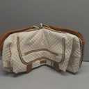 CLOKARS Weekender Bags for Women, Travel Duffle Bag Carry On Overnight Bag with Cosmetics Bag and Crossbody Purse for Gym Hospital, Gifts for Women, Beige Brown