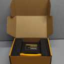 350W Power Inverter Compatible with Dewalt: VoLtTech Portable Battery Adapter Phone Charger DC 20V to AC 110-120V Camping Essentials with 2 USB-A & 2 Type-C & 2 AC & 7 Colors RGB Light (No Battery)