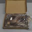 PLULON Ombre Blonde Wavy Wig with Bang for Women, Long Wavy Curly Wigs with Hair Cap Heart-Shaped Sunglasses Heat Resistant Synthetic Curly Hair Natural Looking for Cosplay Bachelor Party Daily Use