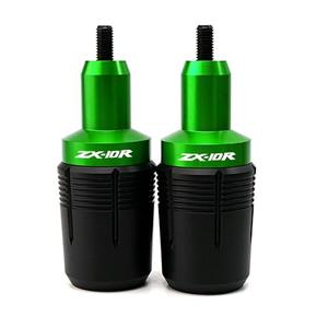 MOWOK Fit for KAWASAKI zx10r zx-10r ZX10RR 2016-2025 Motorcycle Accessories Crash Protector Engine Guard Falling Protection Pad Frame Sliders (Green) Missing Black Detail