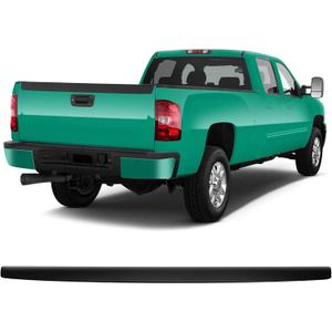 SCITOO ABS Tailgate Molding Cap Fits for 1999-2007 for Chevrolet Silverado & 99-06 GMC Sierra Models 1PC Matte Black Top Rear Tailgate Moulding Trim GM1909102, 15932261