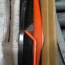 JEHONN Carpet Floor Sweeper Manual with Horsehair, Non Electric Quite Rug Roller Brush Push for Cleaning Pet Hair, Loose Debris, Lint (Red)