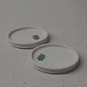 Mentari Soap Dish Porte-Savon White 2 Pack