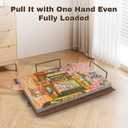 1000 Piece Puzzle Storage, Vertical Storage, Hold 45 Puzzles, 31"x24.3", Lightweight but Sturdy Puzzle Organizer, Gift for Mom & Grandma
