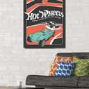 Mattel Hot Wheels - Red Minimalist Wall Poster, 34L" x 22.4W", Premium Unframed Version