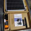 POPOSOAP 20W Solar Water Pump, Solar Powered Water Pump Outdoor with 320GPH Solar Pump, 7 Sprayers, 16.4ft Cable, 6.6ft Tubing for Outdoor Pond, Fish Tank and Garden Water Features