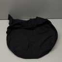 Canvas Tote Bag Casual Hobo Crossbody Shoulder Bag for Women and Men Large Purse Messenger Bag Travel Work (0-black)