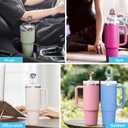 25 Pack Medical Straw Covers Cap for Tumblers, 10mm Cute Dust-Proof Straw Topper for Water Bottles Stanley Cups Accessories Gifts For Women Party Favors