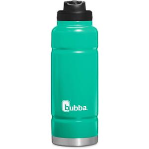 Bubba Trailblazer 40oz Vacuum-Insulated Stainless Steel Water Bottle with Straw & Carry Handle, Keeps Drinks Cold up to 24hrs, Great for Travel, Work, School, & More, Rock Candy