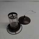 Metal Roof Bird Feeder - Chew Proof for Outdoor Hanging Wild Bird Seeds. Bronze (1.7lb:Bronze)