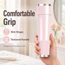 Bloomly Facial Hair Remover, Bloomly Hormonal Hair Remover Pro, Gentle Micro Trimming with Led Light, Portable Design, Painless Electric Face Razor for Coarse Hair (Skin Tone)