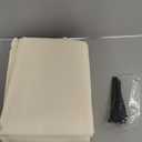 3'x10' Beige Balcony Privacy Screen with Ties – Heavy Duty HDPE UV Resistant Windproof Fence Cover for Deck, Patio, Porch & Outdoor Railing