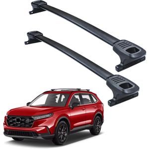 DBXB-RV Roof Rack Crossbars Compatible with Honda CR-V 2023 2024 2025 Heavy Duty 300lb FullAluminum Black Matte.