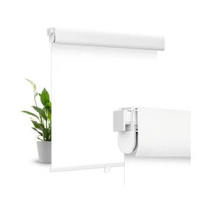 Allesin zen No Drill No Tools Blackout Roller Shades for Windows, (White 31 x 48), Renter-Friendly, UV Protection, no-Drill Pull-Down Blinds for Home, Bedroom, Office, Living Room