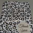 PAKABOO Poly Mailer Shipping Bags 10x13 Inch, 100 Pack, Non-Padded Envelopes with Tamper Proof Self-Seal, Cheetah Print Packaging