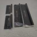 4PCS Door Sill Guards Compatible with Jeep Wrangler JL JLU 2018-2024 & Gladiator JT, Stainless Steel Material Carbon Fiber Door Sill Protector, Front and Rear Door Car Pedal Kick Protection