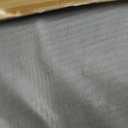 HofferRuffer Extra Large Square Serving Tray, Elegant Faux Leather Ottoman Tray with Gold Hardware Handles, Serve Tea, Coffee or Breakfast in Bed, 24 x 24 inches (Light Grey, 24" x 24" x 2")
