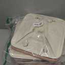 11x11 Cube Storage Bins, 6 Pack Foldable Fabric Organizer Bins with Rope Handles, Storage Cubes for Organizing Bedroom, Living Room, Clothes and Toys, Shelves and Closet (White & Pink)