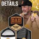 Mom and Dad Hats New Mom Dad Gifts for Dad Adjustable Baseball Caps Parents Gifts for Couples Black