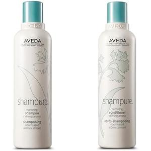 Aveda Shampure Nurturing Shampoo & Conditioner Gift Set | Daily Shampoo & Conditioner for Normal, Fine to Medium Hair | Silicone Free | Includes 2 Full Size Products