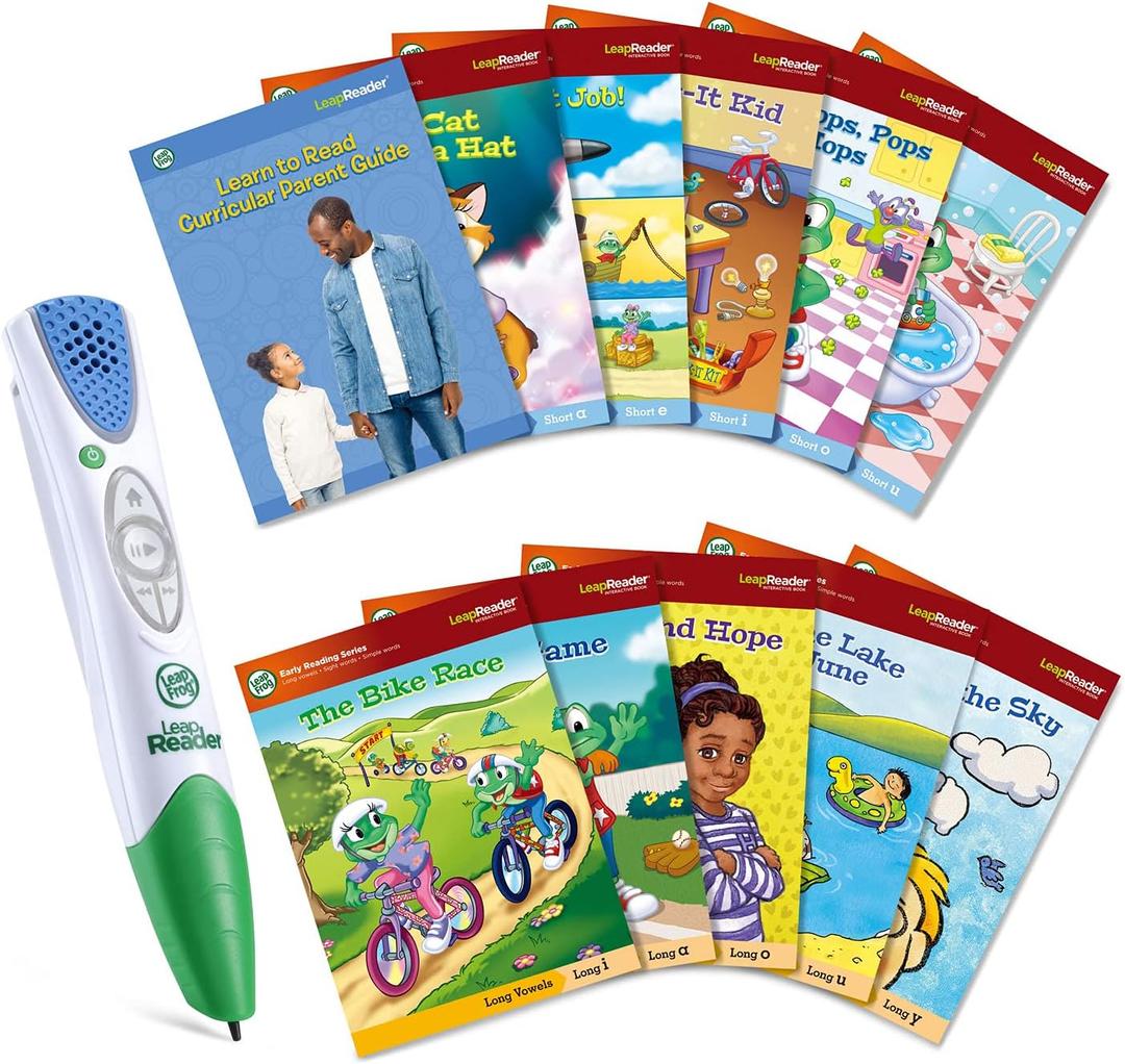 LeapFrog LeapReader System Learn to Read 10 Book Bundle