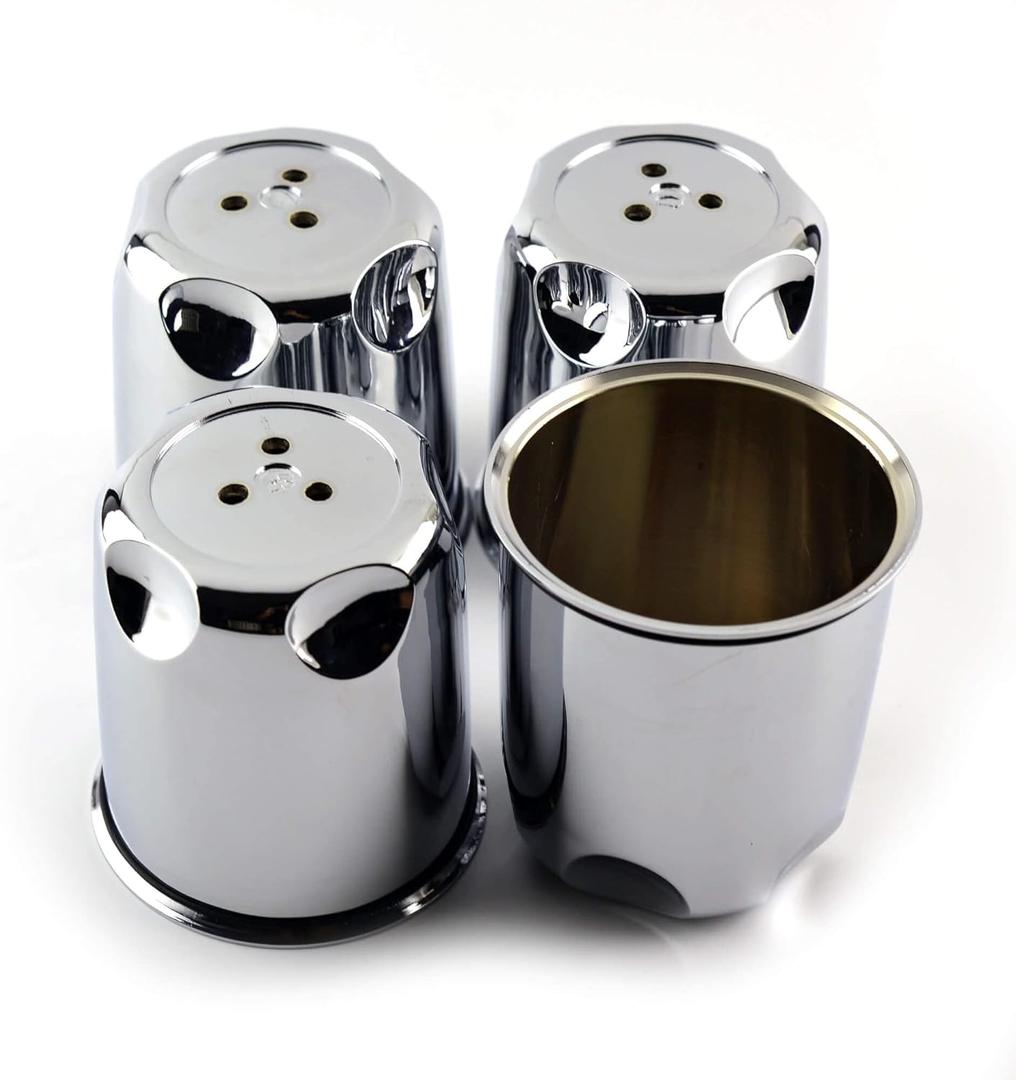 4pc 3.27inch Wheel Center Caps for American Racing AR23 AR61 AR172 Wheel 1327000 F104-04 X1834147-9SF, 4 Pack Chrome Silver Hub Covers