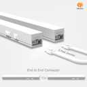 2Packs 22 Inch Ultra-Slim Under Cabinet LED Lighting, Aluminum Plug-in Linkable Light Bar, 3 CCT(Warm White, Cool White, Daylight), Kitchen & Under Counter Lighting, Closet Shelf Light, ETL Listed