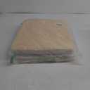 Chair Cushion for Dining Chairs with Ties Non Slip Memory Foam Kitchen Room Chair Pads 2 Pack 17x16 Inch, Beige