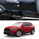 Custom Fit Toyota Corolla Cross Windshield Sunshade for 2022-2026 Toyota Corolla Cross (Not fit Corolla Sedan) Front Window Shield Cover for Windshield Sun Visor Protector Block UV Rays