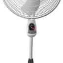 Lasko Oscillating Adjustable Pedestal Stand Fan with Timer and Remote for Indoor, Bedroom, Living Room, Home Office & College Dorm Use, 16 Inch, White, 1646