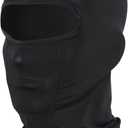 2 x Balaclava for Men Women Breathable Mesh Design UPF 50+ Cooling Face Mask Hat (Black)