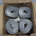 3600 Count Siding Nails 15 Degree 2-1/2 Inch x .092 Inch Collated Wire Coil Full Round Head Ring Shank Hot-Dipped Galvanized