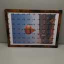 Wood 19.7x27.6 Picture Frame with 18x24 Mat, Display 18x24 with Mat or 19.7x27.6 Without Mat, Wood 19.7 by 27.6 Photo Frame, 19.7 x 27.6 Frame for Wall Hanging Display, Deep Brown