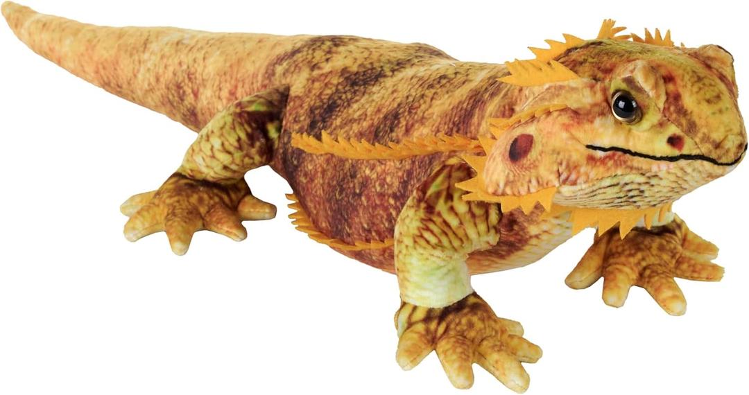 Wild Republic Living Earth Bearded Dragon, Stuffed Animal, 24 inch, Plush Toy, Fill is Spun Recycled Water Bottles