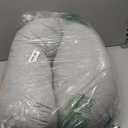 Momcozy Pregnancy Pillows for Side Sleeping, J Shaped Maternity Body Pillow for Pregnancy, Soft Pregnancy Pillow with Jersey Cover for Head Neck Belly Support, Grey