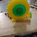Air Blower, 450W 0.6HP Inflatable Blower, Portable and Powerful Bounce House Blower, 1750Pa Commercial Air Blower Pump Fan, Used for Inflatable Bouncy Castle and Jump Slides, Yellow