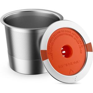 RETHONE Reusable K Cups and Coffee Pods, Stainless Steel K Cups Compatible with Keurig 2.0 and 1.0 Coffee Makers machine BPA-Free Refillable Coffee Filters (1)