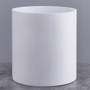 1 Ft Perfectly Fits Mid-Century Modern Plant Stand - Drainage Plug and Drainage Mesh Screen - Matte White