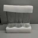 ComSaf 60oz Airtight Glass Jars Set of 3 with Lids Food Storage Jar Round - Tall Spaghetti Container with Clear Preserving Seal Wire Clip Fastening, Pasta jar for Kitchen Canning, Nut,Oat, Dry Goods