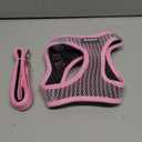 Eagloo Small Dog Harness and Leash Set, Step in Puppy Vest with Breathable Soft Mesh, Walking Reflective Pet Harness for Medium Small Dogs, Pink, M (M(Chest:16.0"-18.5"))