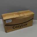 CozyLux Black Comforter Set Twin/Twin XL Size, 2 Pieces Twin Extra Long Solid Breathable Quilted Bedding Sets, Luxury Fluffy Soft Bed Set with Down Alternative Comforter and 1 Pillowcase All Season