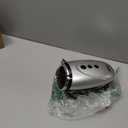 Professional Haircut Massager/Cordless Handheld Massager, Vibration Neck/Legs/Hands/face Massager, 2 Massage nodes 2600AMH (Silver)