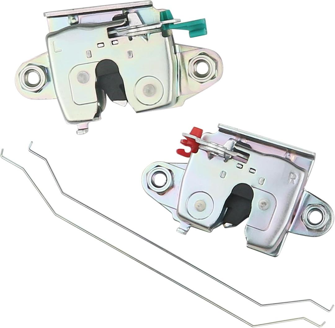 Osompar 1Pair Tailgate Latch Lock with Control Link Compatible with Toyota Tundra 2007-2021 Replaces 65780-0C041 65790-0C041 65655-0C011 65656-0C011 Left Right Side