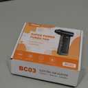 Compressed Air Duster, 150000RPM Electric Air Duster with LED Display & Light, 4 Gear Adjustable Cordless Air Blower, Rechargeable Brushless Motor Turbo Fan for Keyboard, Electronic Devices, Home, Car