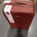 Jessica Simpson Countryside 30" Expandable 8-Wheel Spinner Large Checked Luggage Suitcase, Burnt Russet