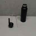 Han's Bottle Sports Water Bottle - 24 Oz, Straw Lid, Leak Proof, Vacuum Insulated Stainless Steel, Double Walled, Thermo Mug,Black (Balck)