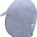 UPF50+ Baby Toddler Sun Hat with Neck Flap Summer Beach Hat 0-5T
